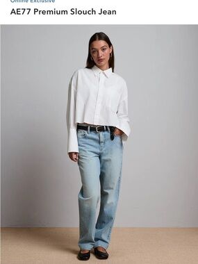 AE 77 Premium Slouch Jeans 2